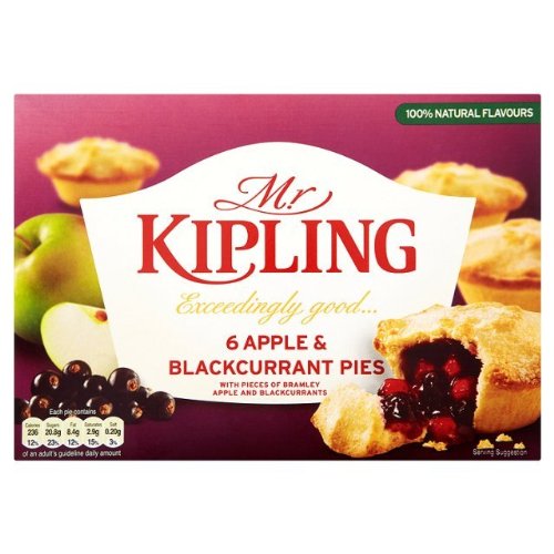 Mr Kipling Lot de 6 tartes aux pommes et cassis Cover