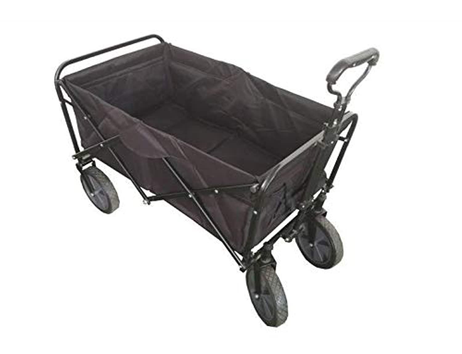 Folding camping multi-function shopping cart, Black