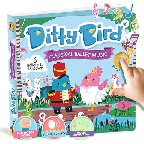 DITTY BIRD Classical Ballet Sound Book for Babies Cover