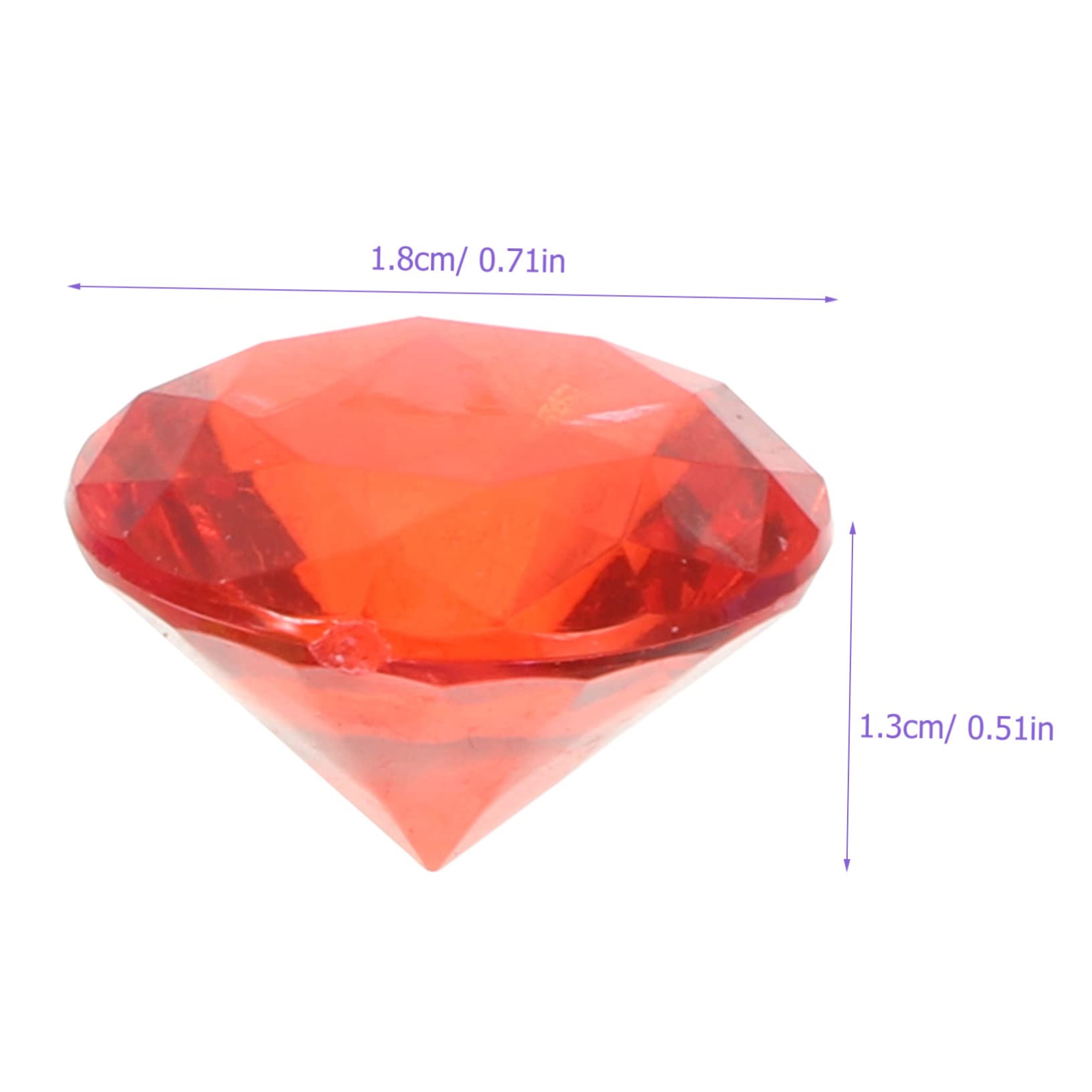 VALICLUD Diamanti Acrilici da 20mm 300 Pezzi per Vasi, Decorazione Tavolo | Pezzi Brillanti, Finitura Lucida che Non Sbiadisce, Adatti a Nozze e Feste a Tema