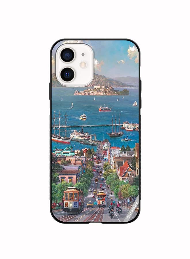 VR CreativeProtective Case Cover For Apple Iphone 11 Park West Gallery  Design Multicolour