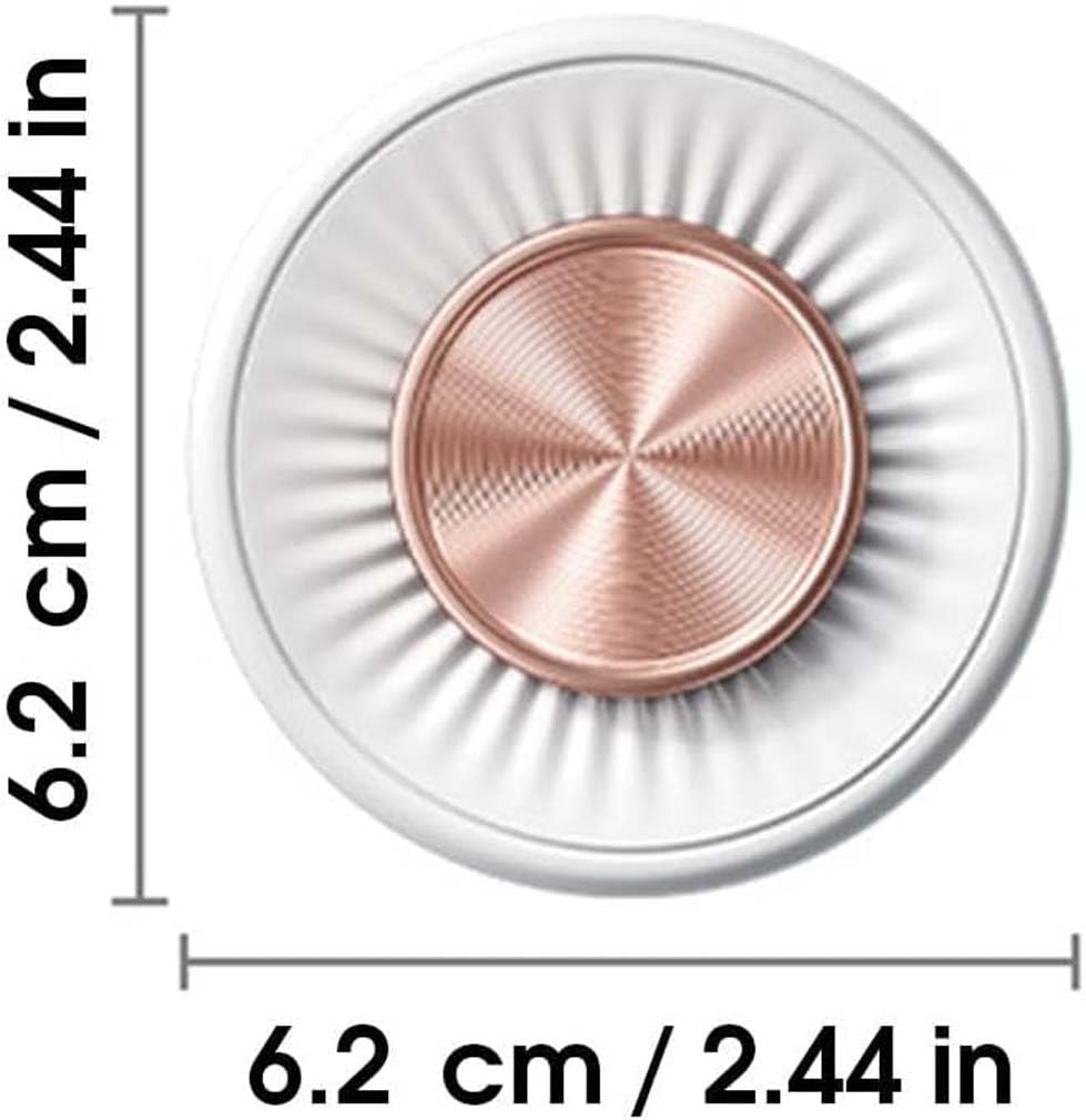Portable Silent Mini Bladeless Electric Fan Clip On, Tragbarer Clip Ventilator, 3 Geschwindigkeiten Taillenclip-Ventilator, Aufladbar Mini-Clip-Taillenhals-Ventilator für Sommer Reise Outdoor，Blau