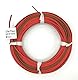 BELI-BECO L2218/25 Kabel - Kupferlitze 2 x 0,14 mm² (1x18x0,10 mm) - Zwillingsleitung - 25 m Ring (Rot-Braun)