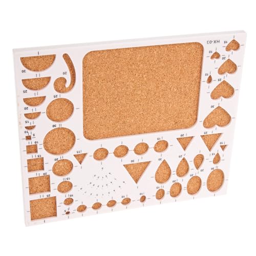 Beatifufu Paper Quilling Template Board Versatile Quilling Tools for Precision Paper Crafting for Beginners for Wall Art Projects