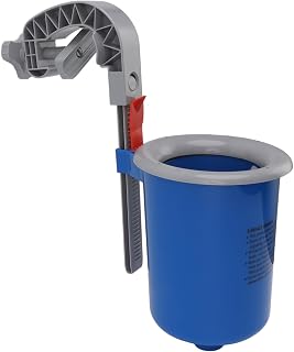 Skimmer Automático de Montagem na Parede de Luxo para Piscina Acima do Solo, Skimmer de Superfície de Piscina Com Mangueira e Cesto, Filtro de Piscina Flutuante Ajustável, Limpa