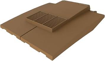 Timloc Plain Tile Roof Vent RTV-PGR Roofing Slate Ventilation Brown