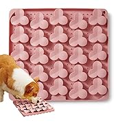 Puzzle Feeder Silicone Slow Feeder Dog Bowls, Snuffle Mat for Dogs, Dog Cat Licking Mat Slow Feed...