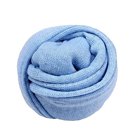 Image of Coberllus Newborn Baby Photography Props Blanket Stretch Knitted Wrap for Boys Girls Photography Shoot