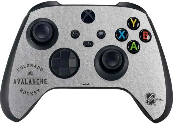 Skinit Decal Gaming Skin Compatible with Xbox Series X Controller - Officially Licensed NHL Colorado Avalanche Frozen Design