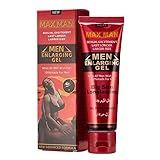 MAX Man Men's Enlarging Gel, Sexual Enhancement Formula, Long Lasting Performance, Advanced Formula, Big Size