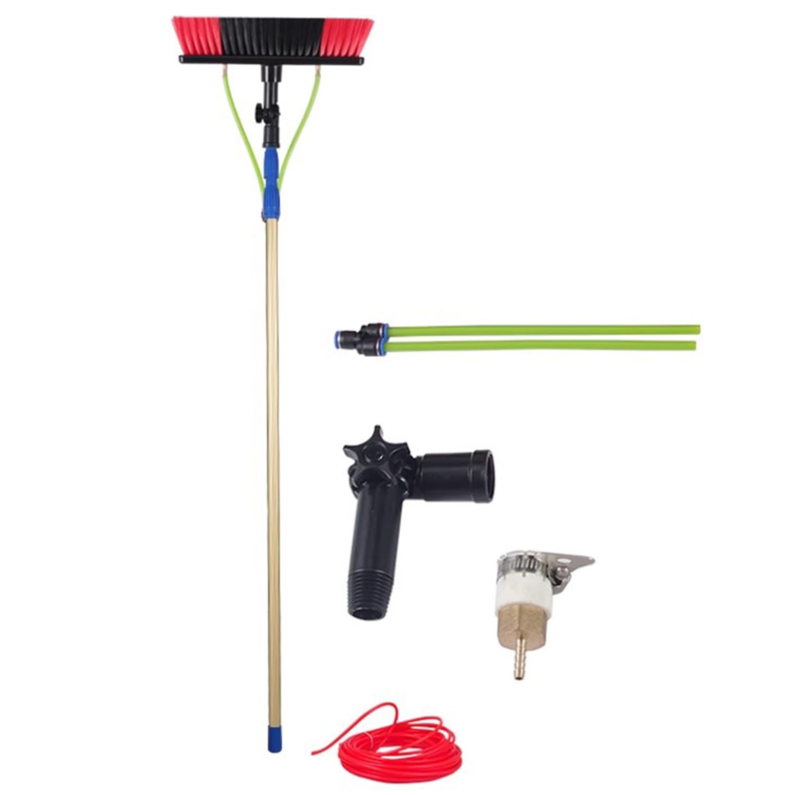 Brosse de nettoyage pour panneaux solaires et vitres hauteurs pour entretenir la maison