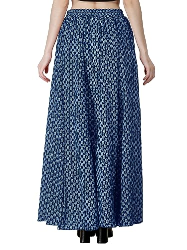 Image of Sttoffa Cotton Printed Women Wear Maxi Long Skirt 40 inch inch Full Length