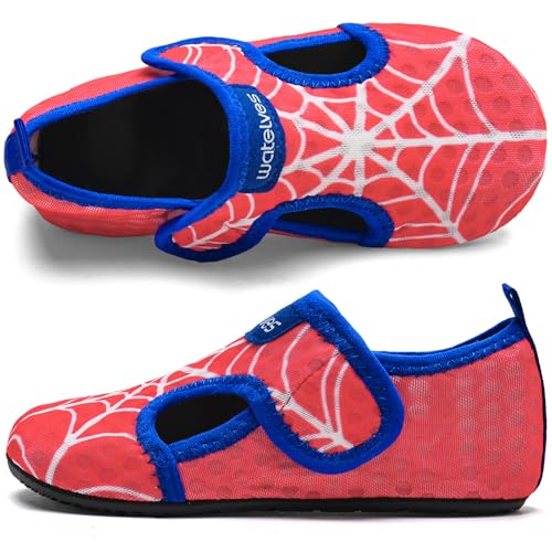 Image of WateLves Kids Water Shoes Toddler Girls Boys Barefoot Non-Slip Quick Dry Aqua Socks for Beach Swim Walking