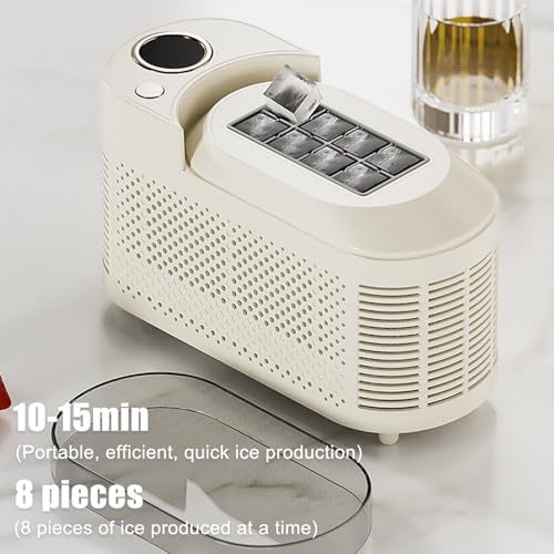 Mini máquina para hielo portátil de mostrador miniatura 3
