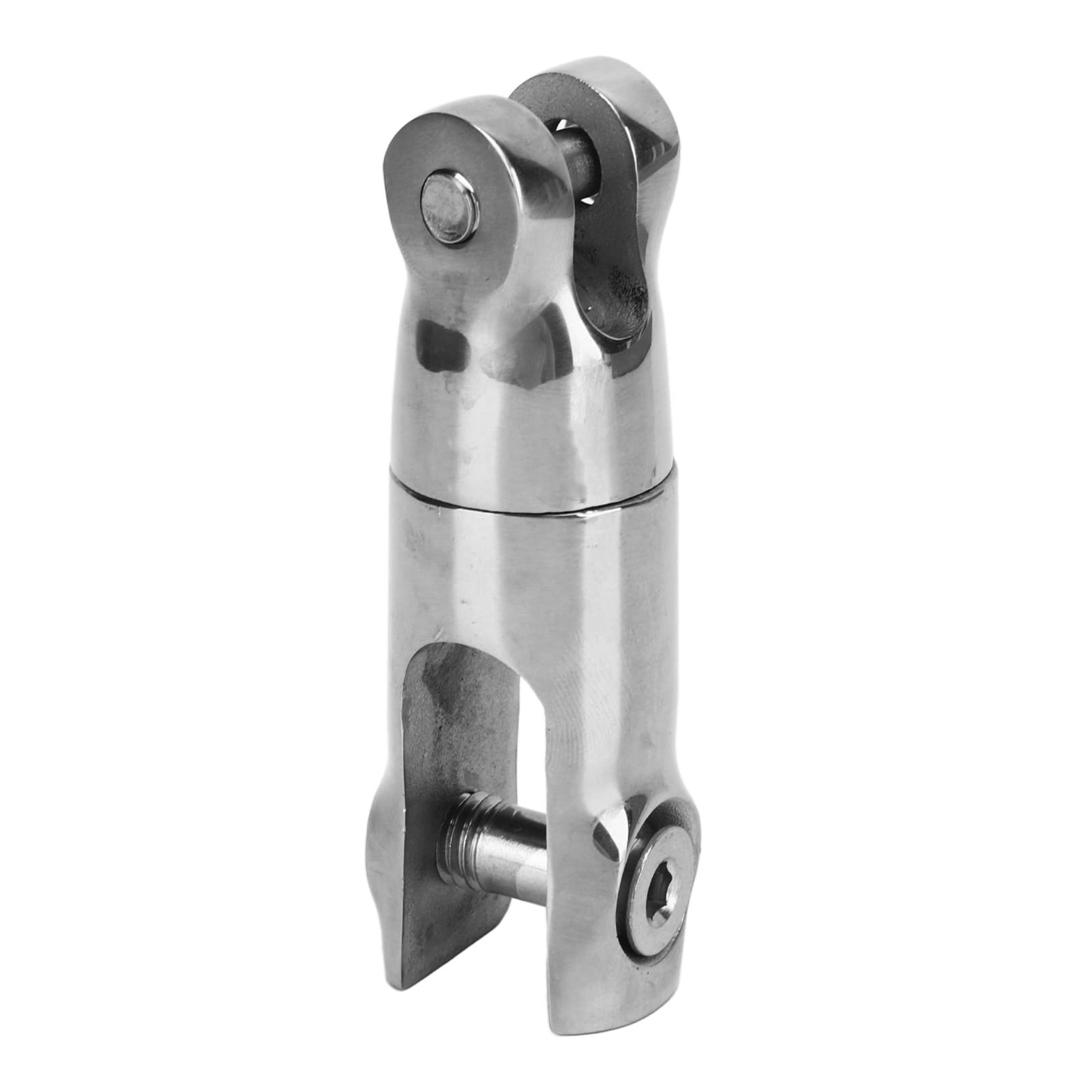 Stainless Steel Heavy Duty Double Anchor Swivel Connector for 6?8mm Chains, 3200 lbs Capacity