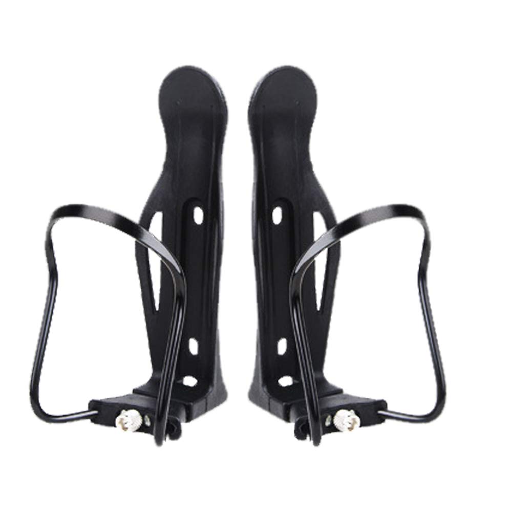 Flyup Bicycle Water Bottle Cage, 2 PCS Bike Water Bottle Frame Holder Adjustable Size Aluminum Shelf