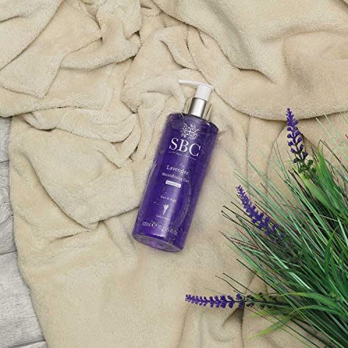 SBC Skincare Lavender Moisturising Gel 300ml, Light Moisturiser for Stressed Hormonal or Overheated Skin, Face and Body - Image 2
