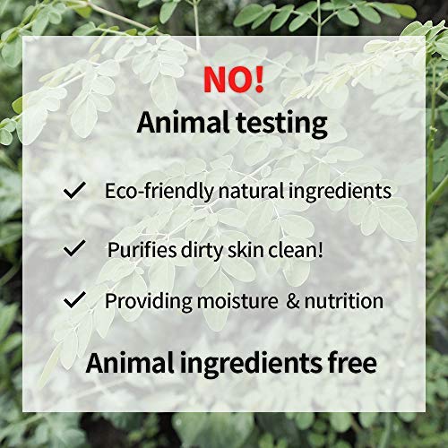 Enature Moringa Cleansing Balm 75g / 2.6 oz, smooth & strong cleansing balm, Animal ingredients free, Paraben-free