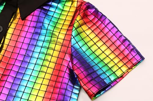 Disfraz disco 70s para niños talla 5-7 años miniatura 6