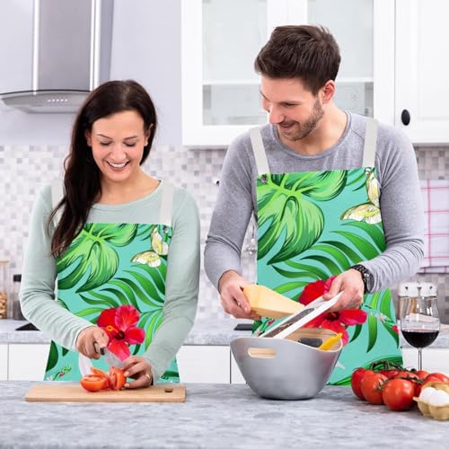 Tablier de serveuse tropical pour le service en bistrot et bar