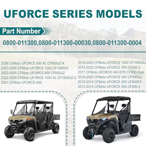 Image of QYMOTO 2 Pack CFMOTO Oil Filter High Performance 0800-011300 Compatible with CFMOTO UTV ATV Cforce Zforce Uforce 400 500 600 800 900 950 1000 1000 /800 XL Accessories