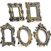 【みぃー❤️】フォトフレーム　アンティークバニラ　ミックス　2点セット Amazon.com - Maitys 15 Pcs Mini Picture Vintage Frames Tiny