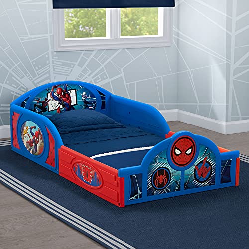 Image of Delta Toddler Bed Spidey Friends Guardrails Jpma Certified 15 Months Up