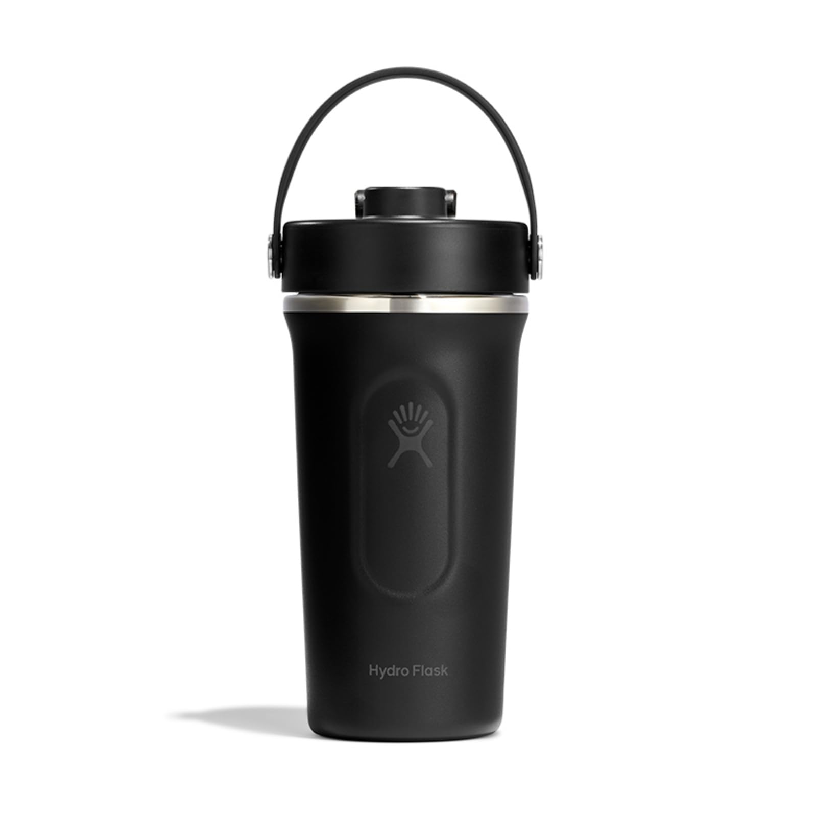Hydro Flask Shaker Bottle – Insulated Stainless Steel Gym Bottle for Pre Workout & Protein 24 Oz Tonal Black-image-38