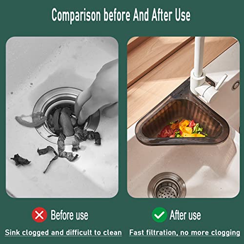 Yobeyi SCG-01 3 Pack Sink Basket For Kitchen,Adjustable Corner Kitchen Sink Strainer Basket thumb #2