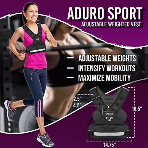 Aduro Sport Adjustable Weighted Vest (11–20 lbs) — view 7