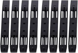 Jkowueom 4 Pairs Hard Drive Rails Chassis Cage Accessories Drive Bay Plastic Rails for 3.5 to 5.25 Hard Drive Tray