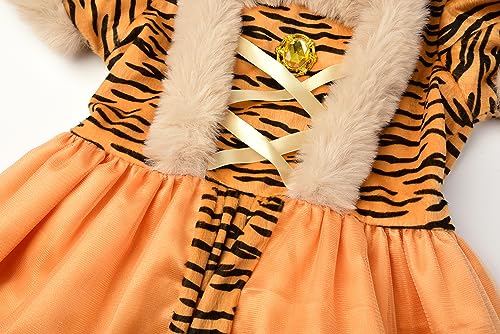 Disfraz ReliBeauty de Tigre para Niñas miniatura 4