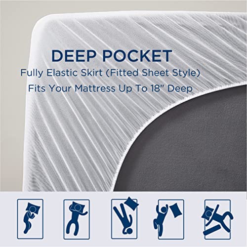 Bedsure Twin XL Mattress Pad Dorm Bedding Cooling Cotton Mattress