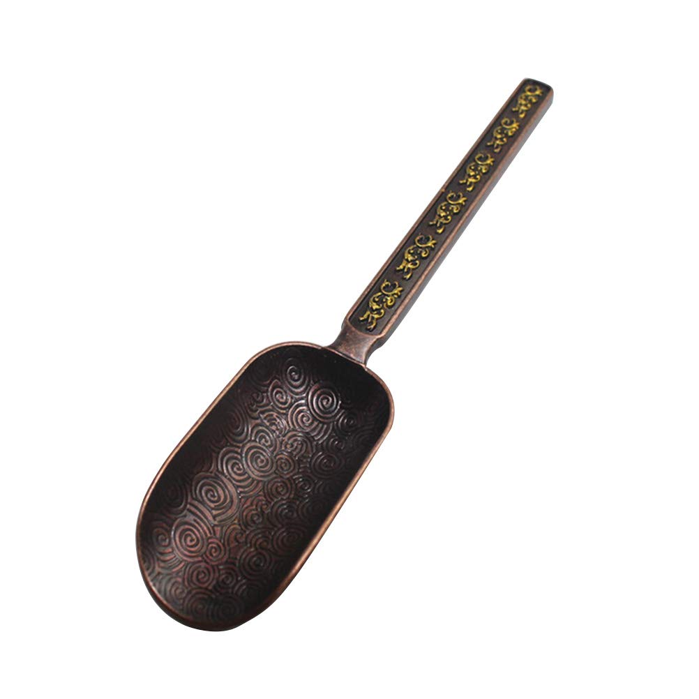 Teechaufeln Vintage F¨¹llschaufel Gew¨¹rzschaufel Kaffeel?ffel f¨¹r Salz Kaffee Tee L?ffel (Antik Kupfer)