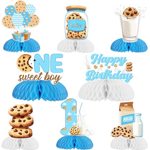 Decoración de mesa de galletas para bebidas y dulces en fiestas infantiles, nido de abeja de papel