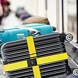 ALTIJARAT INT - 5/220 CM Polypropylene Green - 4 Pcs Suitcase Straps With Information Card – Luggage Straps for Suitcases. - Image 7