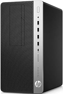 HP 3GL15US ProDesk 600 G3 MT Desktop PC - Intel Pentium G4400 3.3 GHz Dual-Core Processor - 8 GB DDR4 RAM - 1 TB Hard Drive - Windows 10 Professional 64-bit - Jet Black (Renewed)
