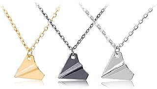 Amazon Com Paper Airplane Necklace Amazon Com Paper Airplane Necklace