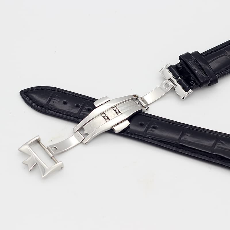 Correas de reloj de cuero de vaca de doble cara de 19/20/22mm para Vacheron VC, correa de reloj Constantin para hombres y mujeres, pulseras de cuero de vaca