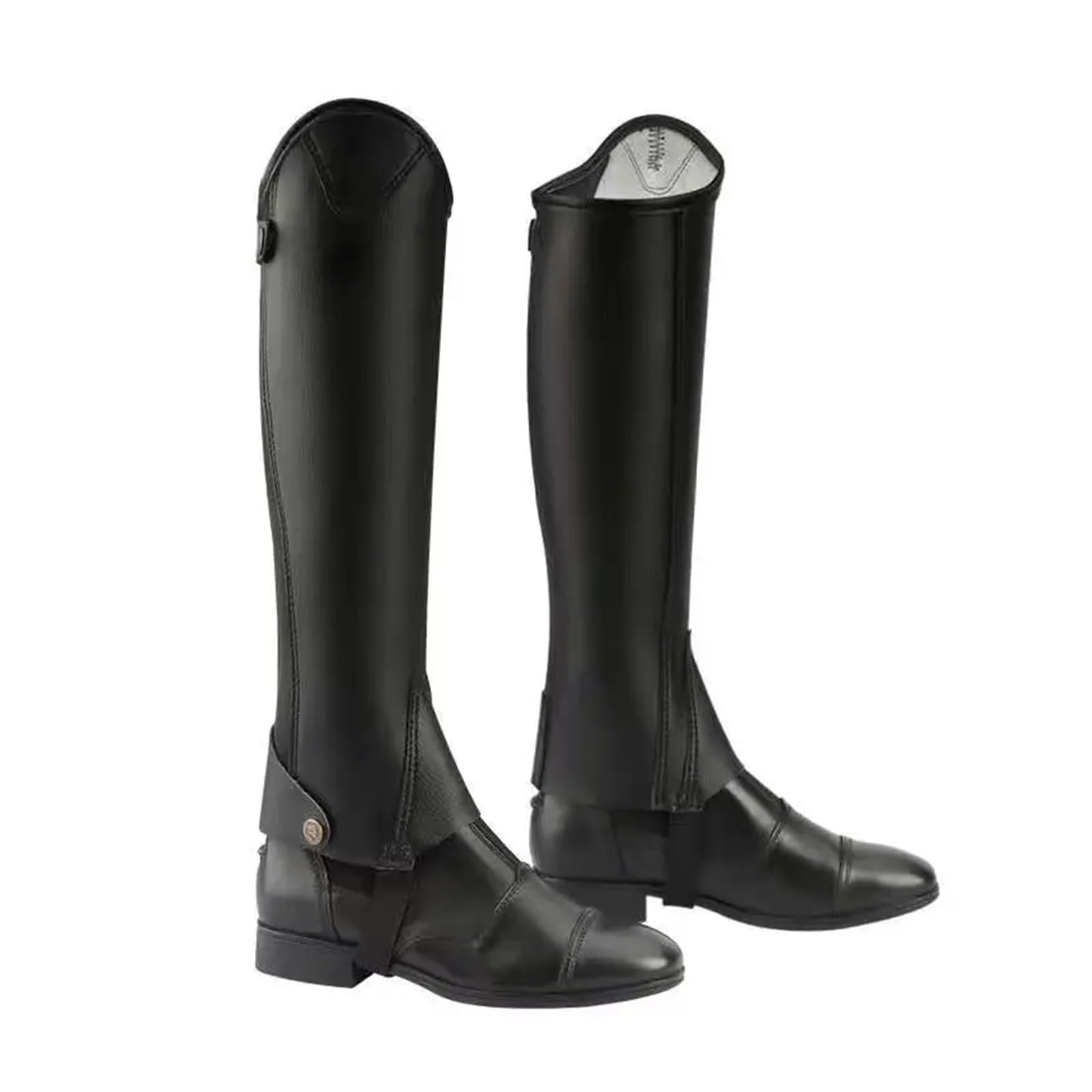 Reiten Half Chaps Reitgamaschen, Reitstiefelüberzüge, Körperschutz, Pferdeausrüstung for Reiter