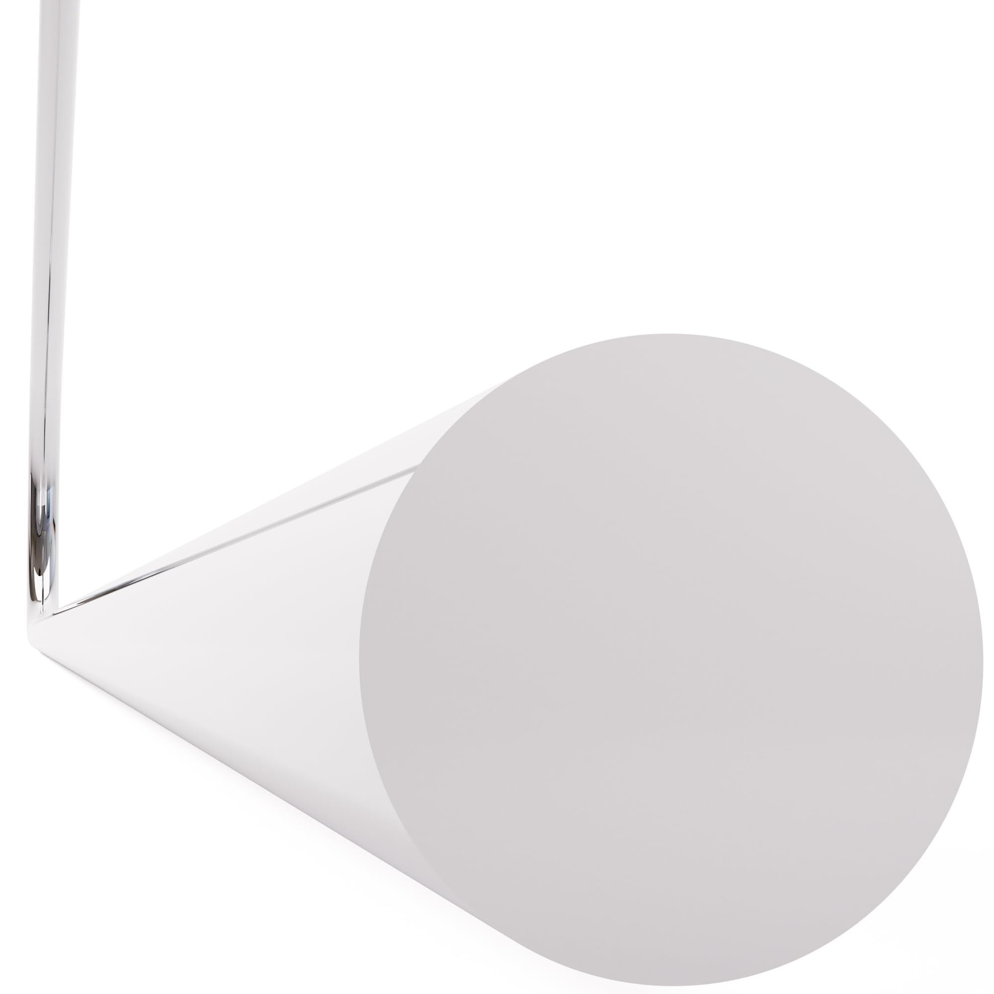Hangerworld Lot de 10 cintres Robustes en métal chromé - 45 cm - Idéal pour Costumes, Vestes, Manteaux