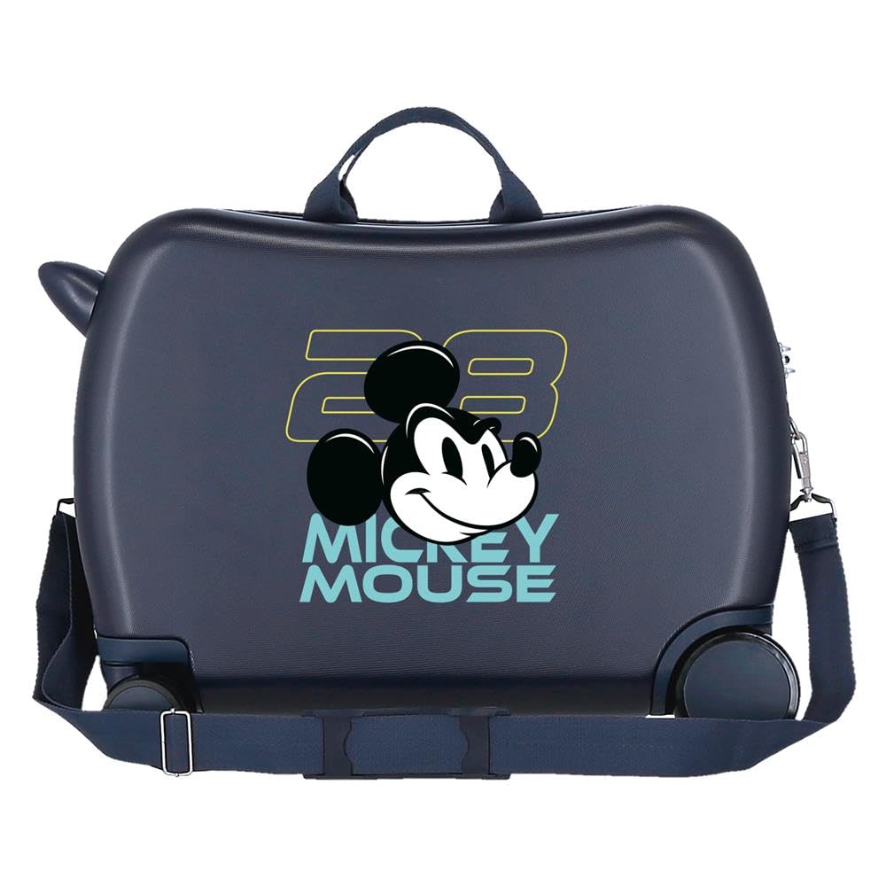 Disney Mickey Racing Walizki Racing, jeden rozmiar, Niebieski, Talla única, Walizki na kółkach
