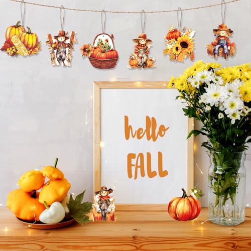 24-Pieces-Fall-Scarecrow-Wood-Hanging-Ornament-Fall-Harvest-Wooden-Signs-Thanksgiving-Vintage-Hanging-Ornaments-Autumn-Pumpkin-Wooden-Cutouts-for-Thanksgiving-Day-Fall-Harvest-Party-Favor 24 Pieces Fall Scarecrow Wood Hanging Ornament Fall Harvest Wooden Signs Thanksgiving Vintage Hanging Ornaments Autumn Pumpkin Wooden Cutouts for Thanksgiving Day Fall Harvest Party Favor