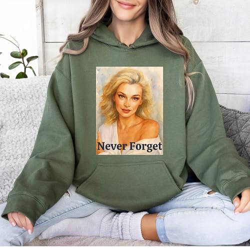 Myway Never Forget Iryna Zarutska Ukrainian Ribbon T-Shirt Sweatshirt Hoodie Gift for Human Rights Supporters4