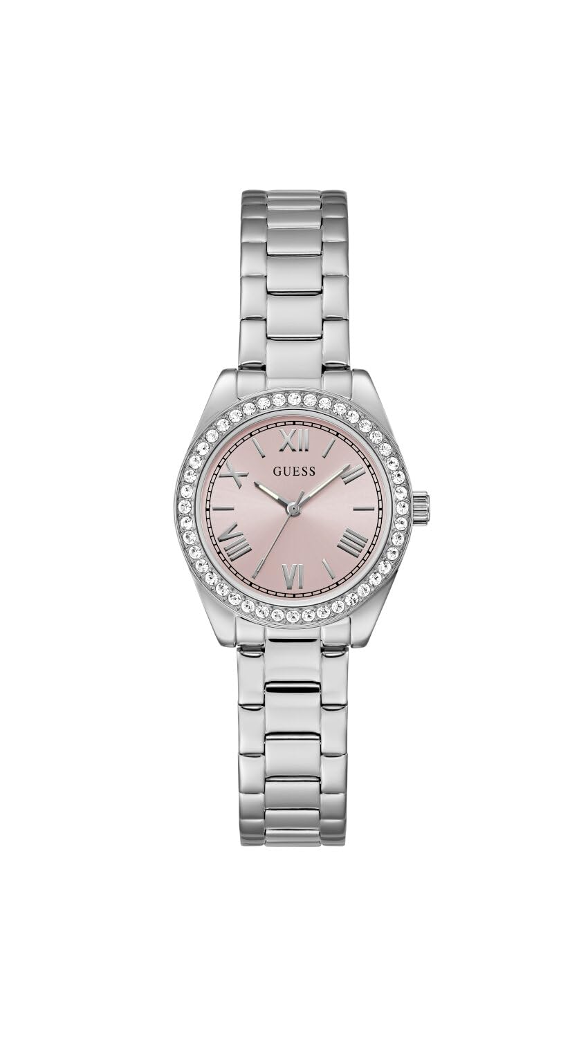 RELOJ GUESS - MINI LUNA Cuarzo / 3 ATM Color esfera: Rosa Tamaño de la caja: 30,00