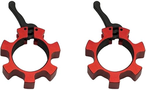 Miniatura 7 de HULKFIT 2" Quick Release Aluminum Barbell Clamp Collars - Multi Color