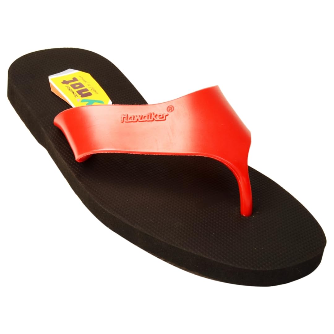 Hawalker Ynot Prime Mens Flip Flops Made with Rubberised PVC Strap and 100% Natural & Durable Rubber | Comfortable Hawai Chappals | Regular Wear Slippers (B0CV3V4J12) Amazon Price History, Amazon Price Tracker
