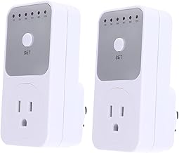 OSALADI 2 Pçs Tomada De Tomada De Temporização Plugue De Tomada Temporizador De Aparelho Temporizador De Luz Interna Plugue Em Temporizadores Para Tomadas Elétricas Abs Temporizador