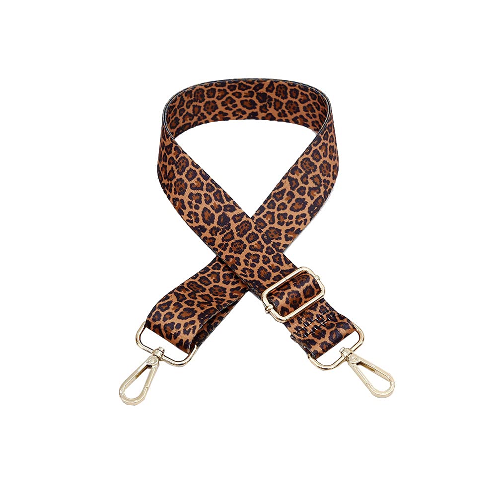 Purse Strap Replacement Crossbody Bag Women Wide Adjustable Leopard Handbag Straps