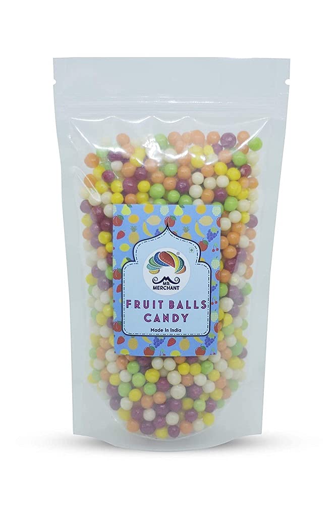 Fruit Balls Candy (Khatti Mitthi Goli) , 400 gm (14.10 OZ) By Mr. Merchant